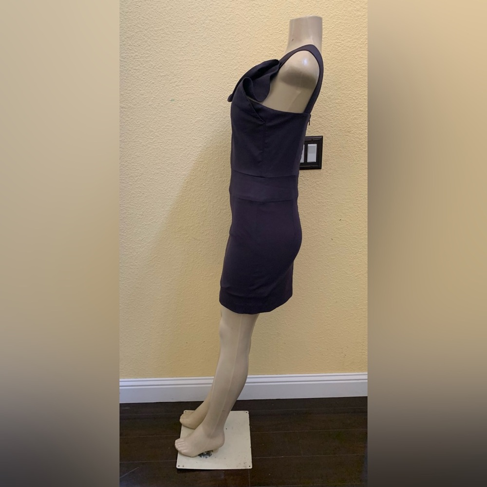 NWT Black Halo Size 6 Dark Gray Sleeveless Mini Dress - Picture 8 of 11